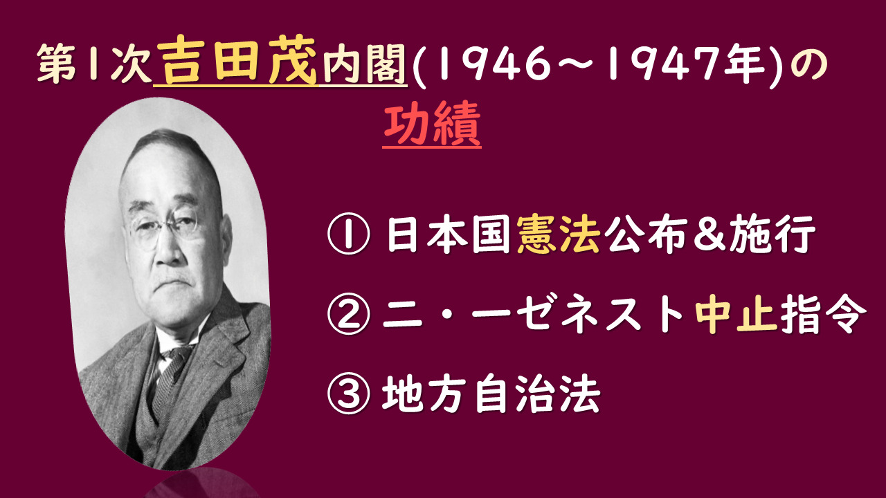 今ぞ甦る歴代吉田内閣　平和条約締結40周年記念